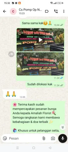 Testimonial Papan Bunga maraya